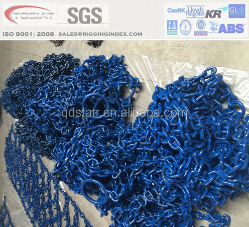 welded double studded tyre skidder chain