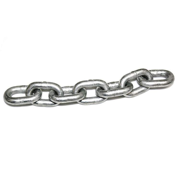 G30 G70 Galvanized Link Chain Stainless Steel Welded Link Chain