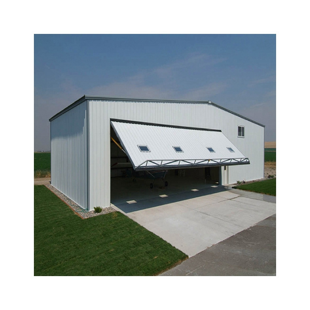 prefabricated outdoor airplane hangar arch truss construction space frame aircraft hangar building prices