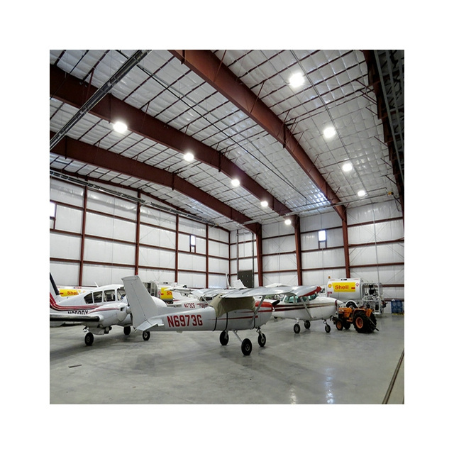 prefabricated outdoor airplane hangar arch truss construction space frame aircraft hangar building prices