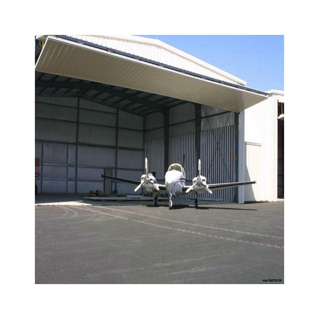 prefabricated outdoor airplane hangar arch truss construction space frame aircraft hangar building prices