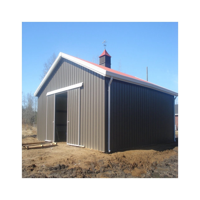 steel structure framed metal building farm house for sheep goat cattle cow shed with high quality