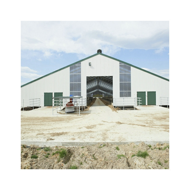 high quality low cost chicken barn metal building farm house for sheep goat cattle cow shed Tanzania