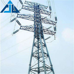 Electric power lattice tower transmission line electrical tube telescopic steel pole