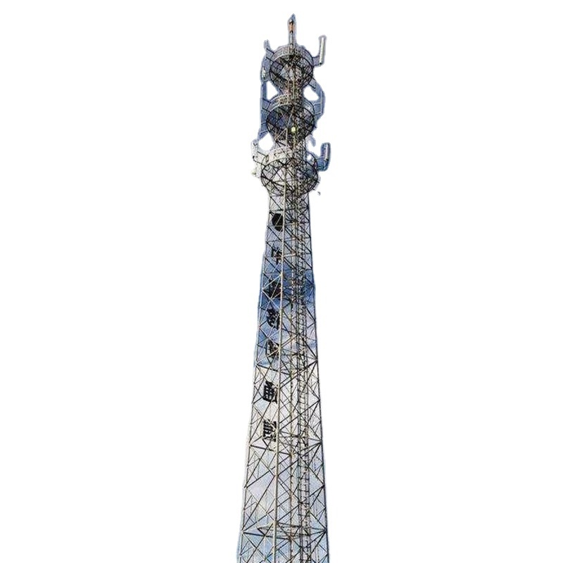 Galvanized Radio Internet Wifi 4G Cell Tower Angel Steel Telecom Tower with 4 Legs