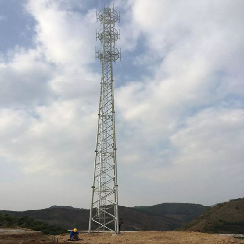 Good Quality Angle Steel Telecommunication Tower And Gsm 5g Antenna Mast Tower