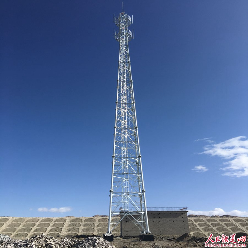 Galvanized Radio Internet Wifi 4G Cell Tower Angel Steel Telecom Tower with 4 Legs