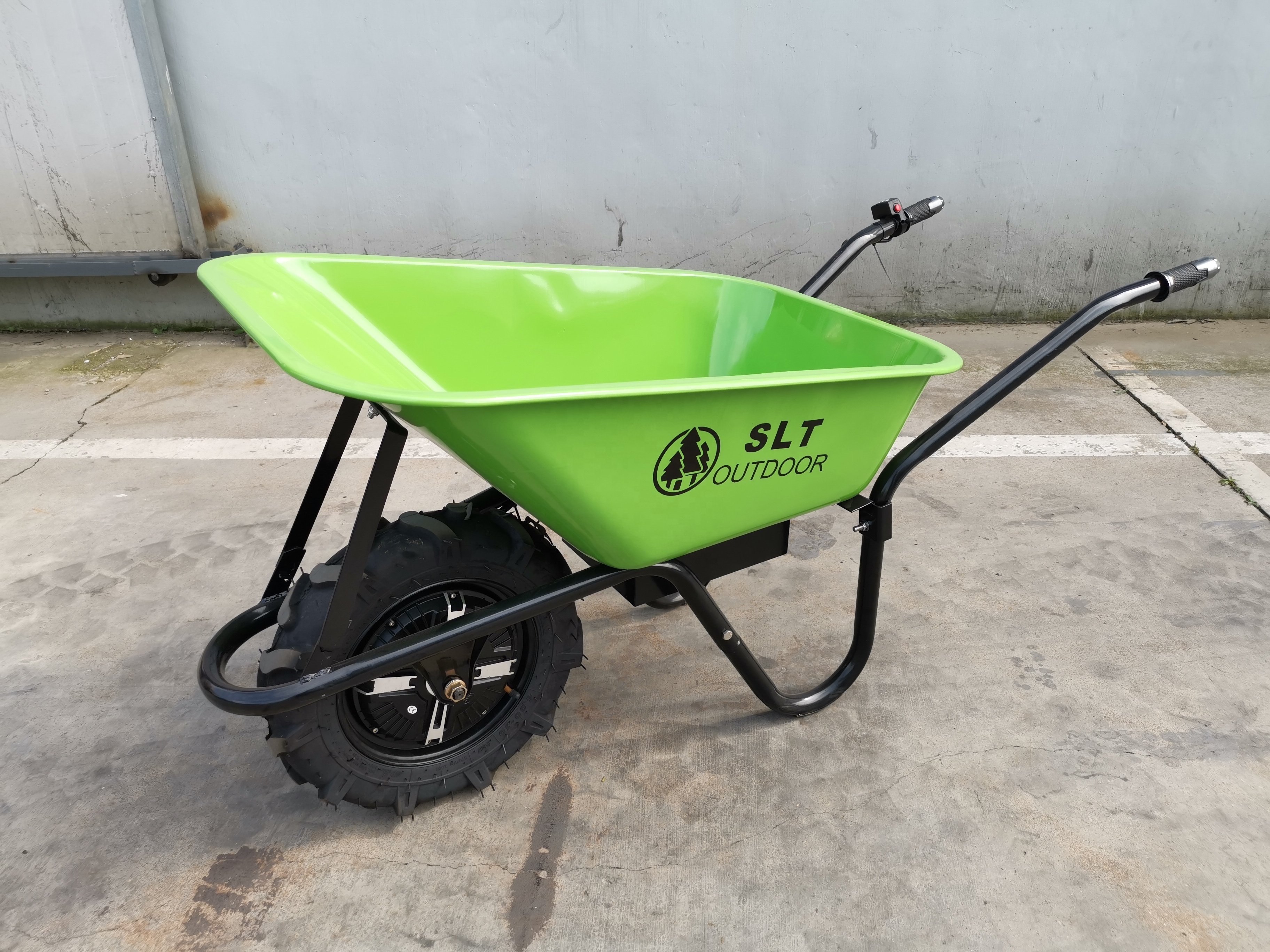 24V 12A Electric Power Wheel barrow Motorized Wheelbarrow  EWB6414  China Manufacturer