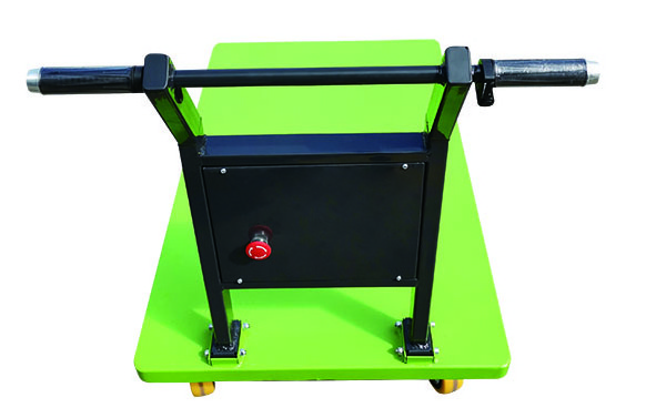 Heavy duty 300kg 4 wheels electric platform hand cart for warehouse