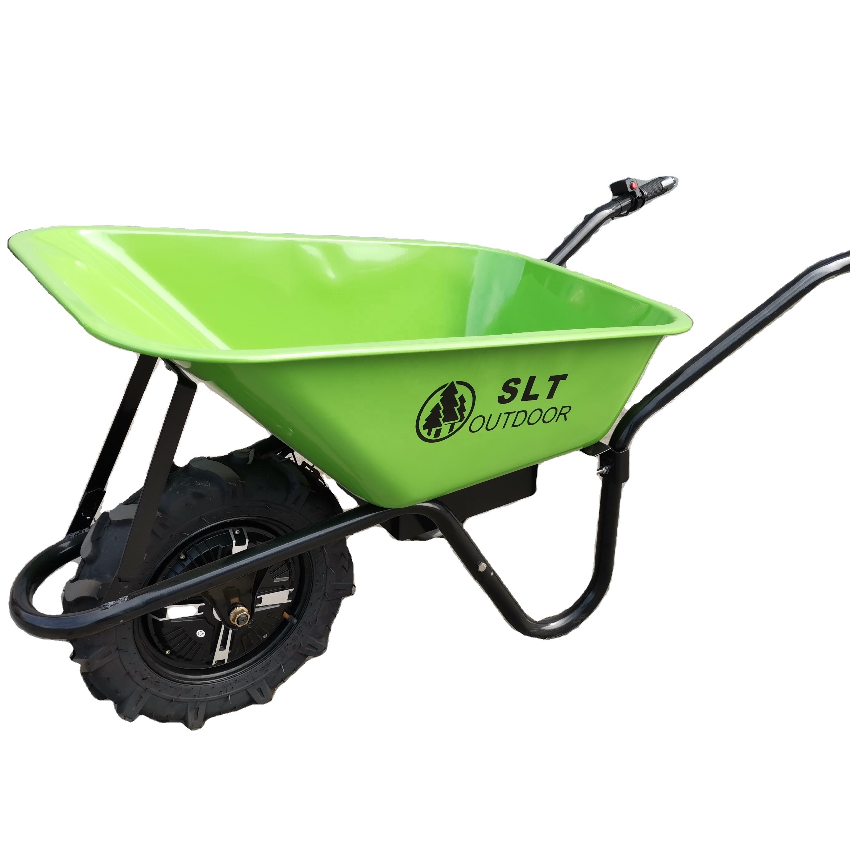 Wheelbarrow  Garden Wheel Barrow Business Metal Industrial Tray Material Waterl  150kg  Load Capacity EWB641