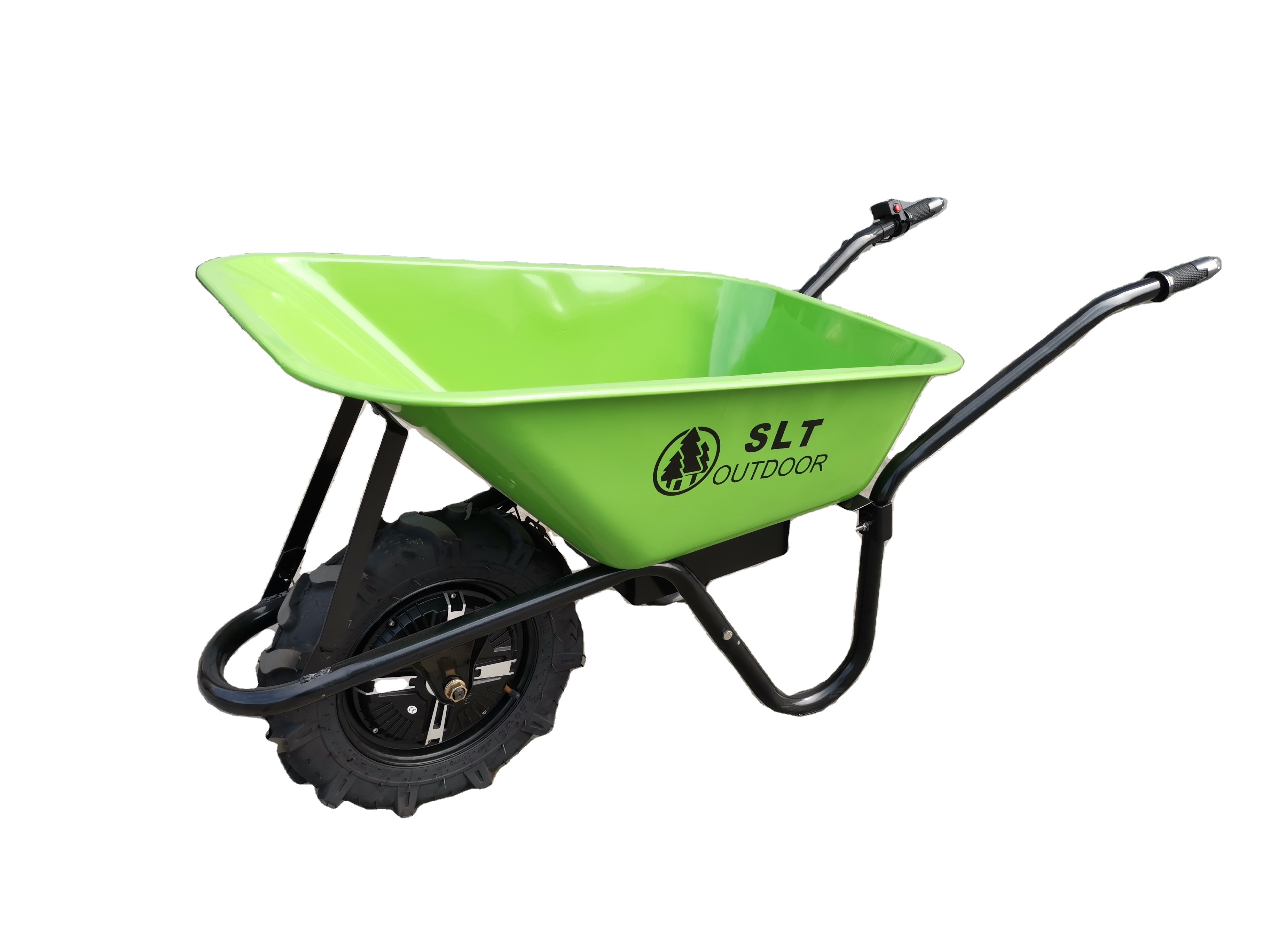 Wheelbarrow  Garden Wheel Barrow Business Metal Industrial Tray Material Waterl  150kg  Load Capacity EWB641