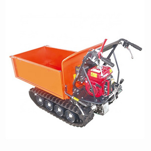 9.0 hp electric mini dumper with pedrail for gardening farming and construction for all terrain