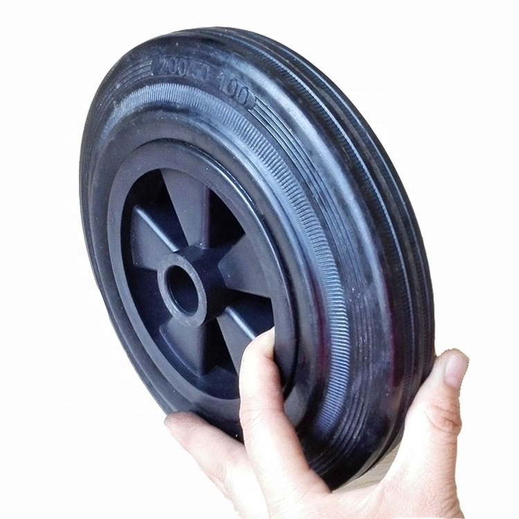 200/50-100 puncture proof rubber wheels for carts from QINGDAO manufacturer