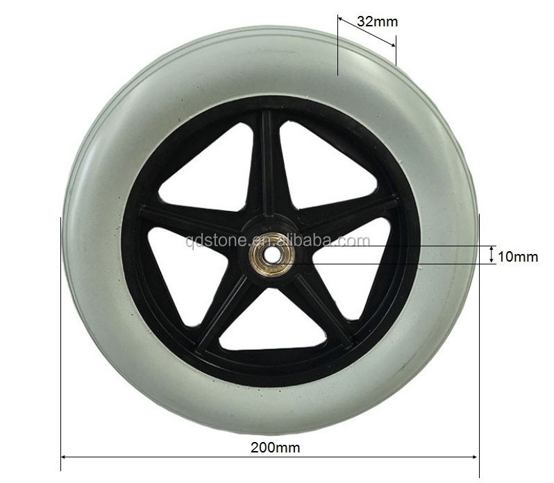 8 inch rollstuhl rad wheelchair tyre wagon caster 8