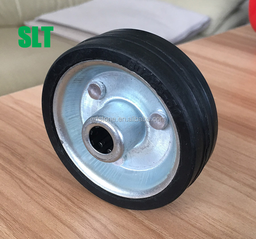 3 -8 inch solid rubber caster wheel rubber powder wheel