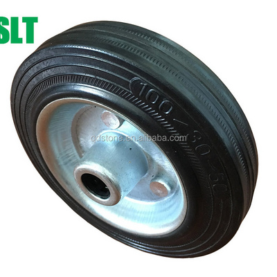 3 -8 inch solid rubber caster wheel rubber powder wheel