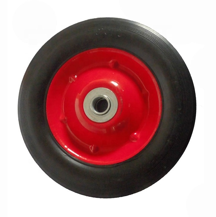 8 inch puncture proof rubber caster supplied by china manufacturer