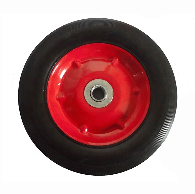 8 inch puncture proof rubber caster supplied by china manufacturer