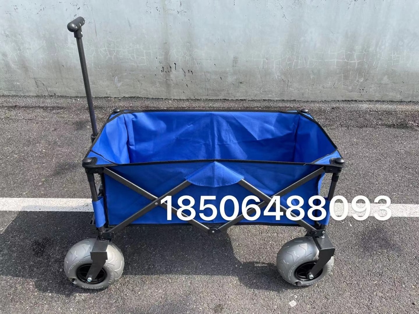 Balloon wheel  Folding Outdoor Utility Wagon beach cart for champing