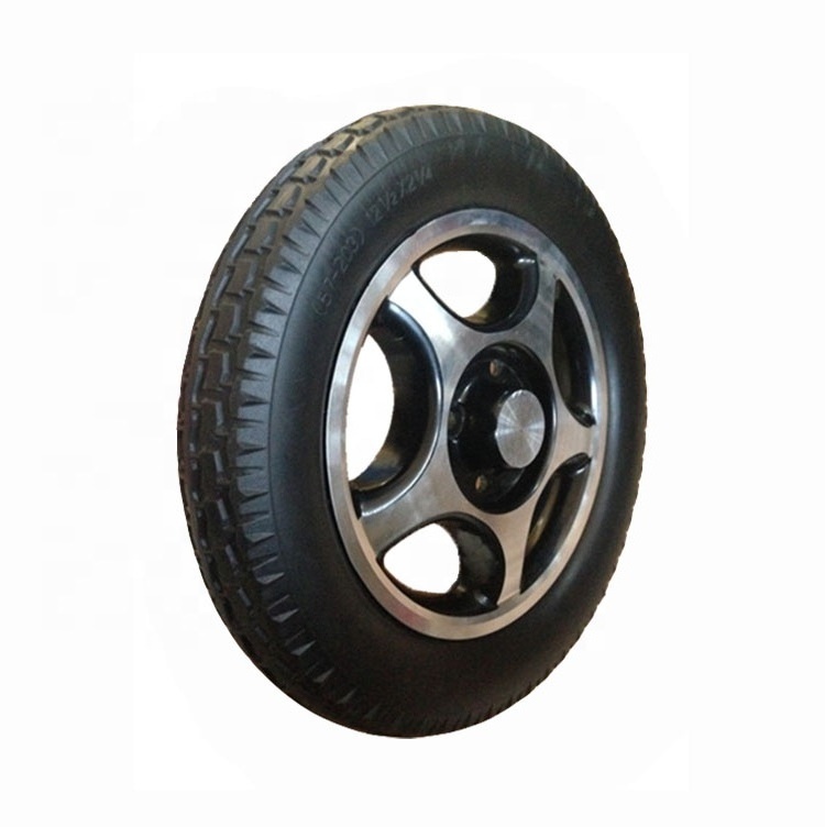 330 mm airless PU foam electric wheelchair tire 12 1/2 x 2 1/4