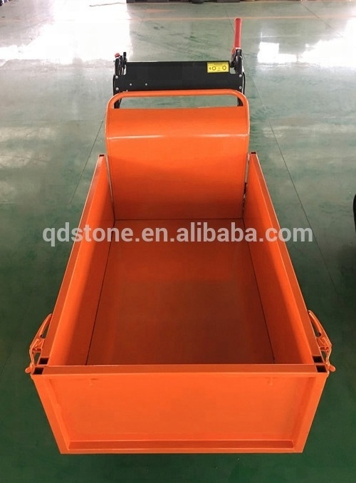 9.0 hp electric mini dumper with pedrail for gardening farming and construction for all terrain