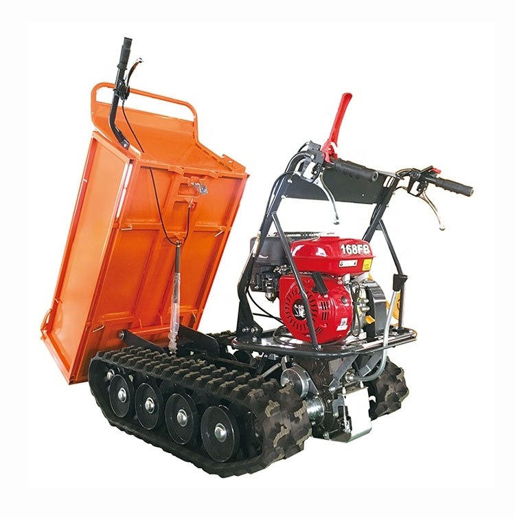 9.0 hp electric mini dumper with pedrail for gardening farming and construction for all terrain