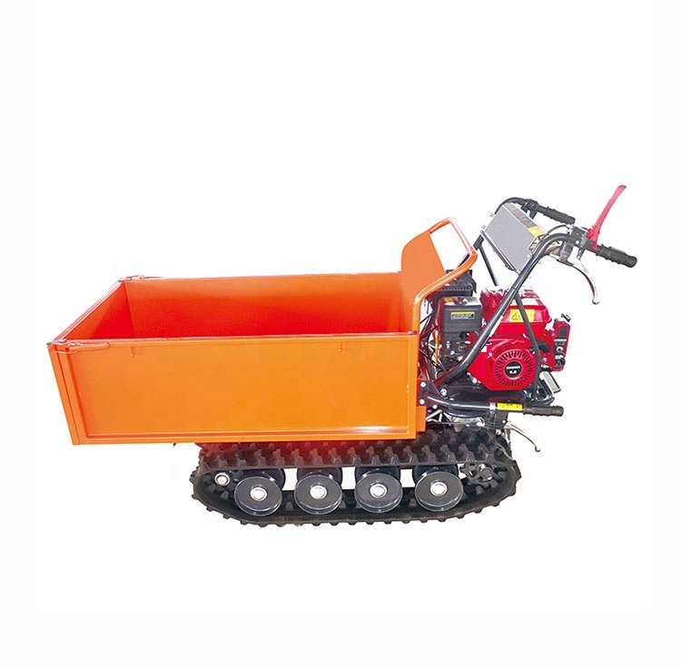 9.0 hp electric mini dumper with pedrail for gardening farming and construction for all terrain