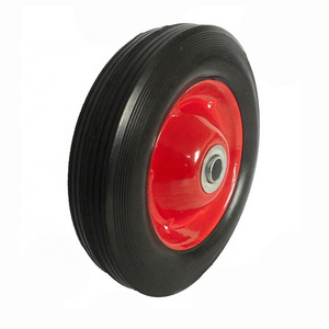 8 inch puncture proof rubber caster supplied by china manufacturer