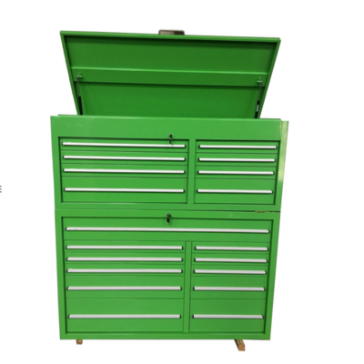 Hot Sale Heavy Duty Metal Garage Storage tool cabinet workshop 19 drawer tool chest red tool box with stainless steel handle BestSuppliers