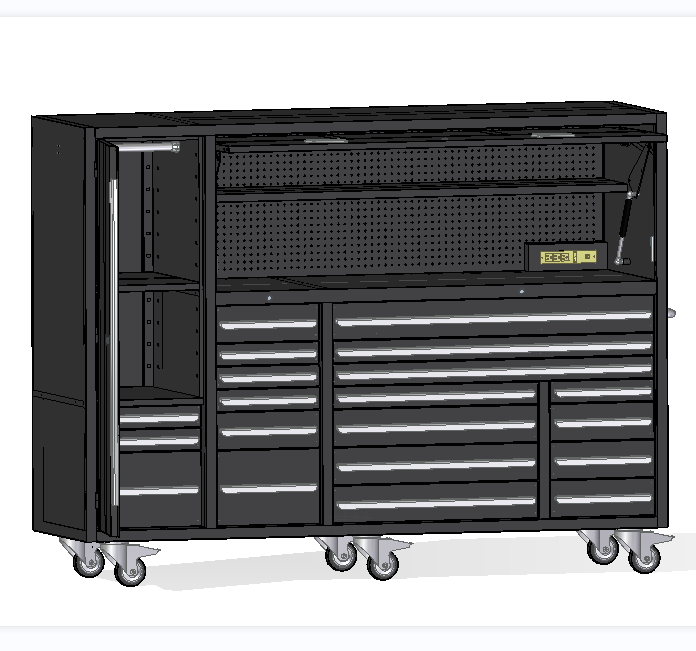 Good quality black metal  84inch 20 drawer tool cabinet rolling tool chests or boxes or cabinets heavy duty tool chest on wheels