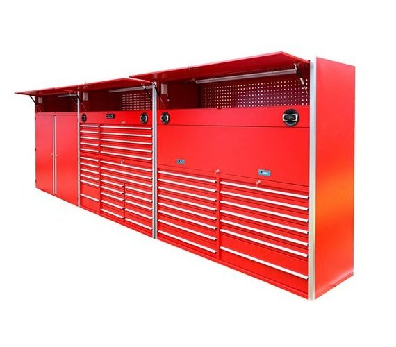 Powder coated rolling metal tools cabinets for storage suppliers drawer tool box mechanics edge tool chest