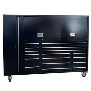 Tool Cabinet  LS-2200 Qingdao 1.0mm 1.2mm 1.5mm Store Cold Rolled Steel Workbench Silver Snap on Tool Box Rolling Tool Chest