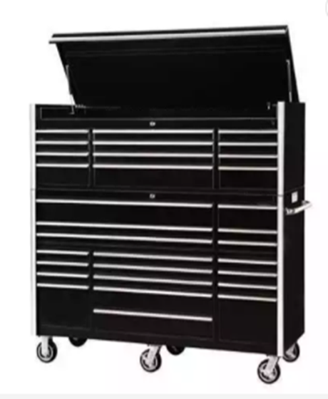 Factory direct sale tool box top chest mobile tool chest heavy duty rolling metal black widow tool chest