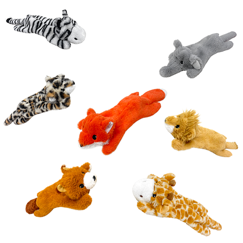 2024 New 13pcs Pet Accessories No Stuffing Dog Toys Various Stuffed Animal Pet Toys Durable Dog Chew Toy