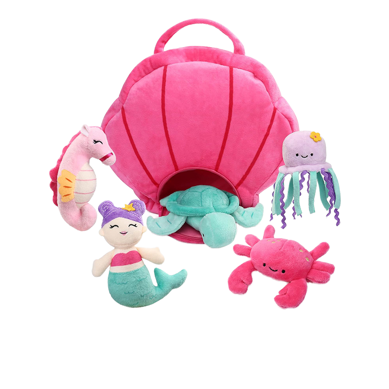 Assorted Cheap Mini Size Soft Plush Crab Toys Custom Cartoon Sea Animal Stuffed Toys Soft Suit Plush Toy