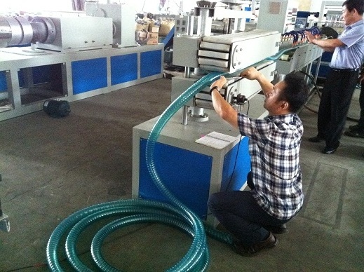 Top Quality PVC Transparent Steel Wire Soft Pipe Plastic Extruders PVC Pipe Making Machine Flexible Hose Production Line