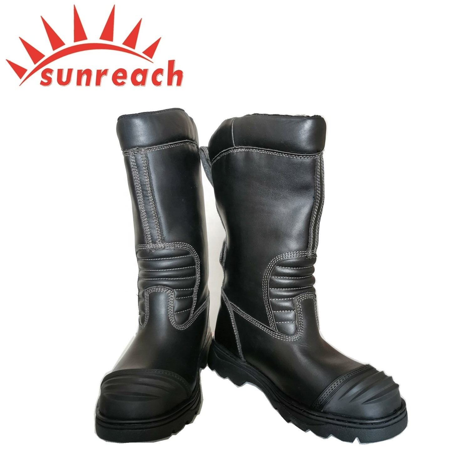 Fire Proof Industrial Leather Working Long Boots