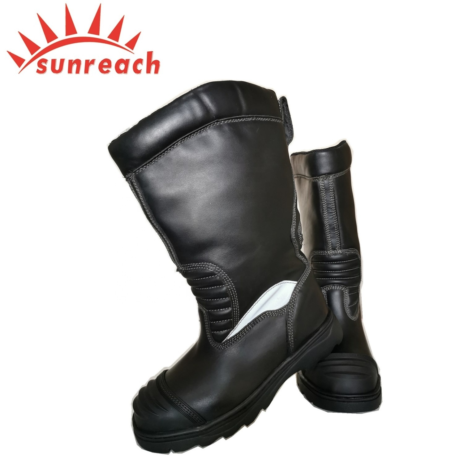 Fire Proof Industrial Leather Working Long Boots