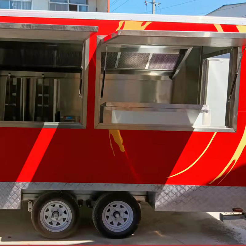 The US Standard Mobile Kitchen Street Food Trailer food trailer food concession trailer