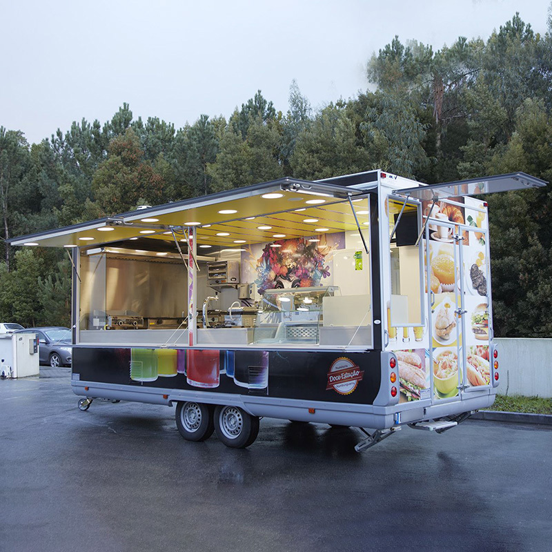 hot sale mobile bbq cart ice cream food trailers For Sale In Philippines