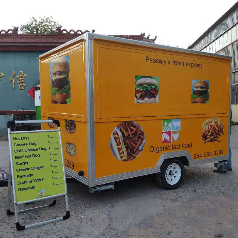 hot sale street food french fries food cart for australian