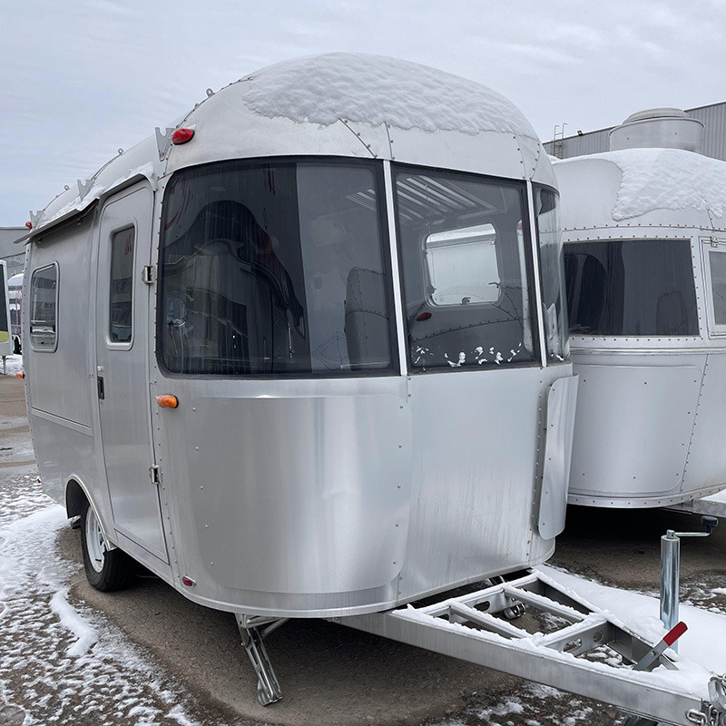 airstream food trailer american hot dog cart