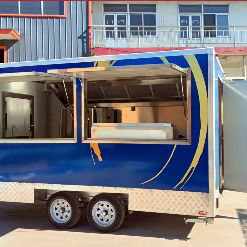 The US Standard Mobile Kitchen Street Food Trailer food trailer food concession trailer