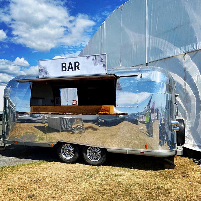 cheap price Airstream mobiles bars carts trailer adapted for food