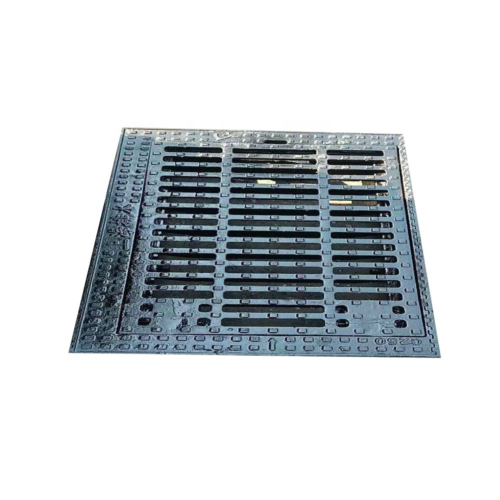 China custom ductile iron heat treatment sand casting manhole cover