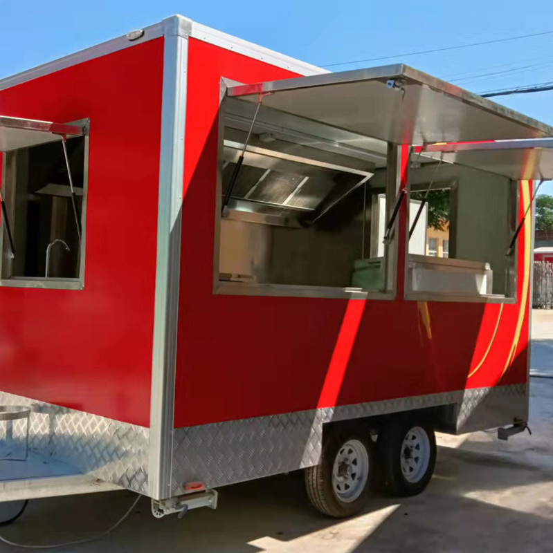 The US Standard Mobile Kitchen Street Food Trailer food trailer food concession trailer