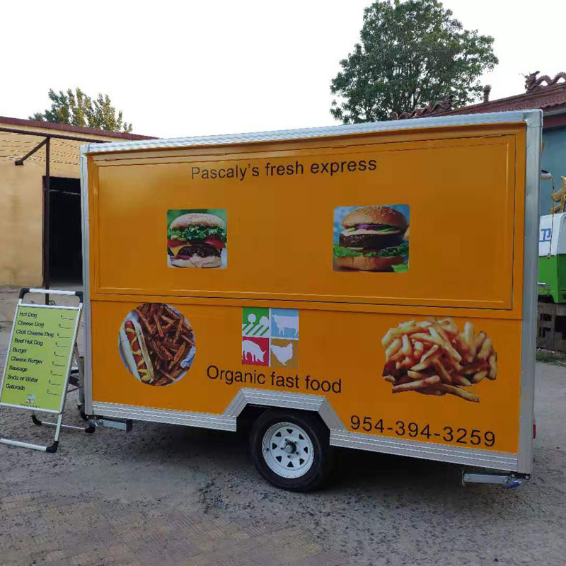 hot sale street food french fries food cart for australian