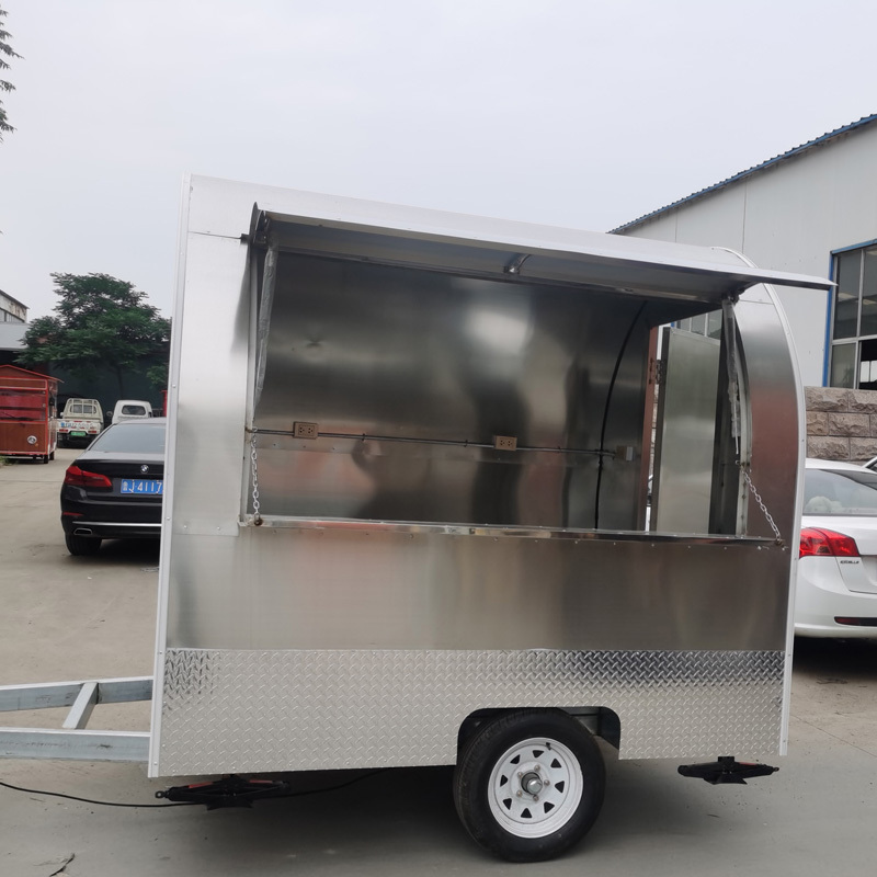 Mobile Hot Dog Pizza BBQ Food Trucks With Full Kitchen for Sale