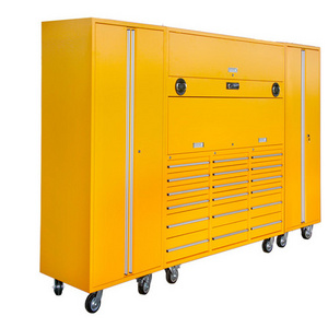 High quality wholesale tool chest on wheels with tools mobile workbench tool cabinet trolley