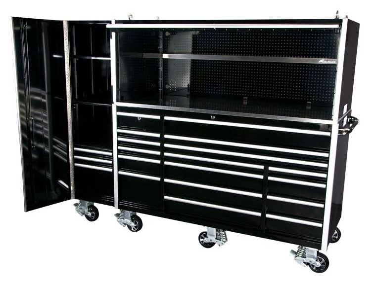 Rolling Workbench stainless steel countertop with Drawer Garage Series Combination Tool Box Storage Cabinet Tool Chest on wheels